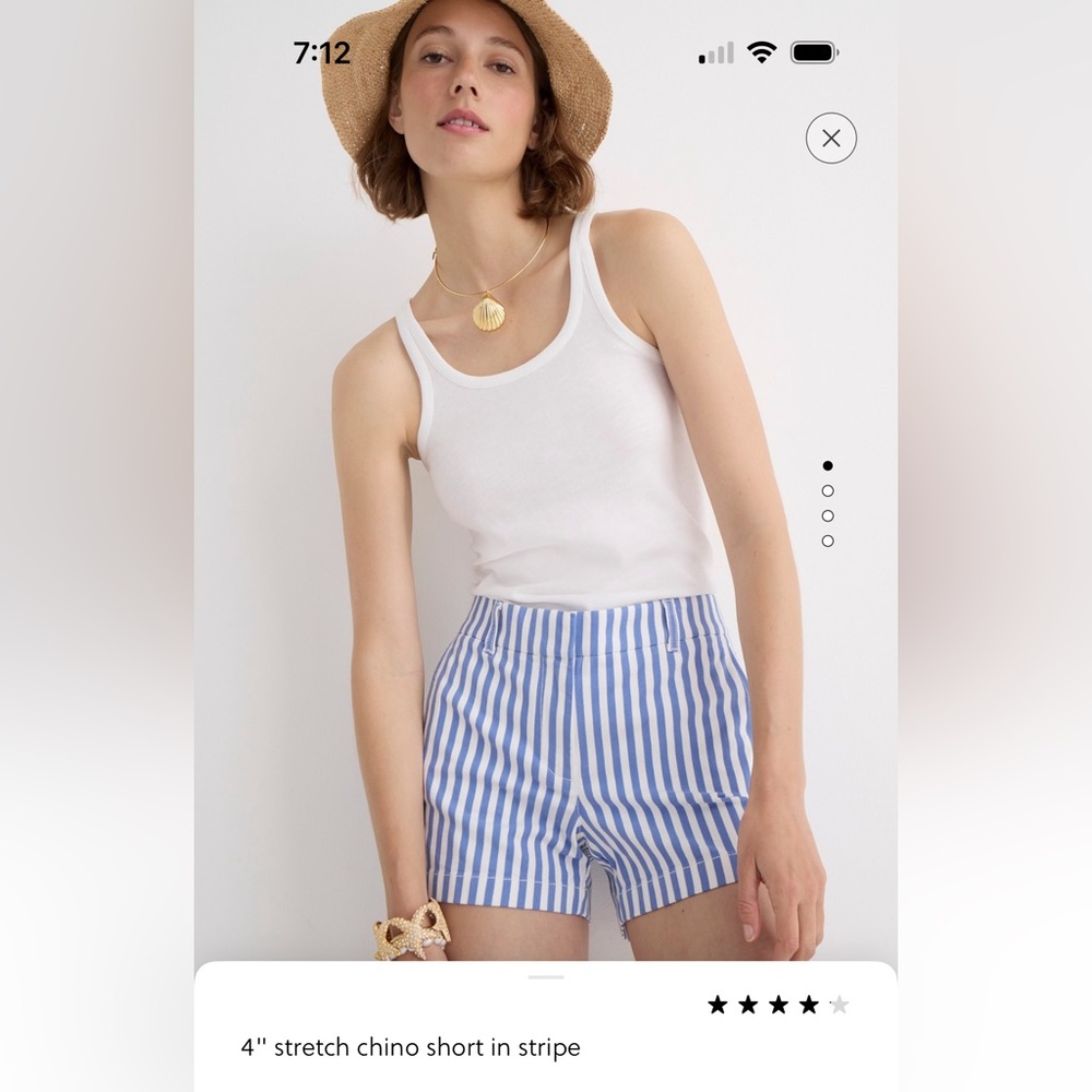 J. Crew Chino Short NWT